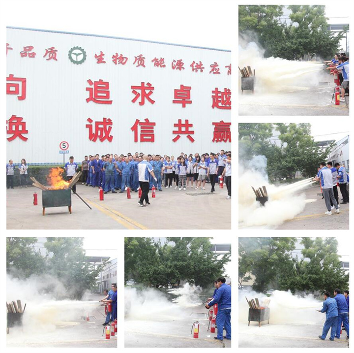隨后，集團(tuán)消防安全員為廣大職工講解滅火器和消防水槍的使用方法，并現(xiàn)場(chǎng)演示。廣大員工積極參與到教學(xué)演練當(dāng)中，進(jìn)一步鞏固消防培訓(xùn)知識(shí)。